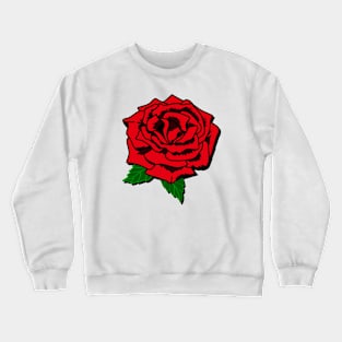 Red Rose Crewneck Sweatshirt